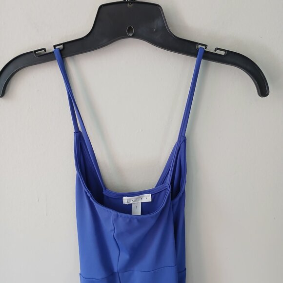 Leith Women's Dress Size Small Blue Cross Strapped Royal Blue Mini Spandex Nylon - Picture 13 of 16